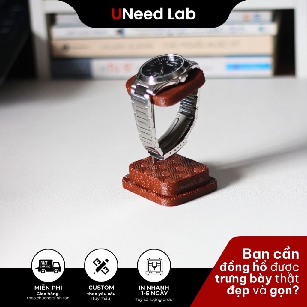 ที่วางนาฬิกาข้อมือ ชั้นวางนาฬิกาลาย - UNeed Lab UNW04.3