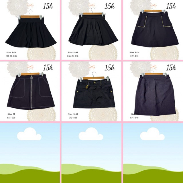 รวมกระโปรงสั้น y2k/miniskirt/otome
