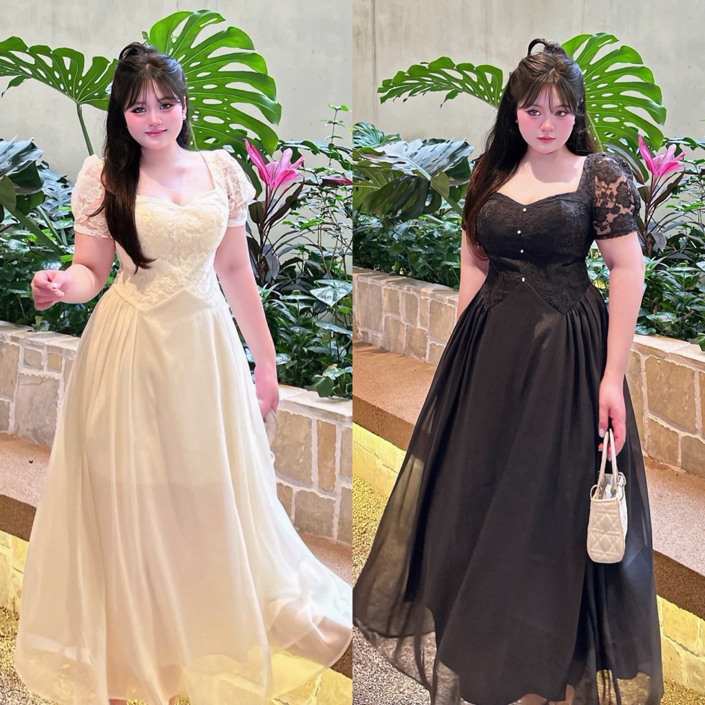 เดรสมุก 4 ตัว 55-90กก. ML XL XXL QUNH NHU BIGSIZE