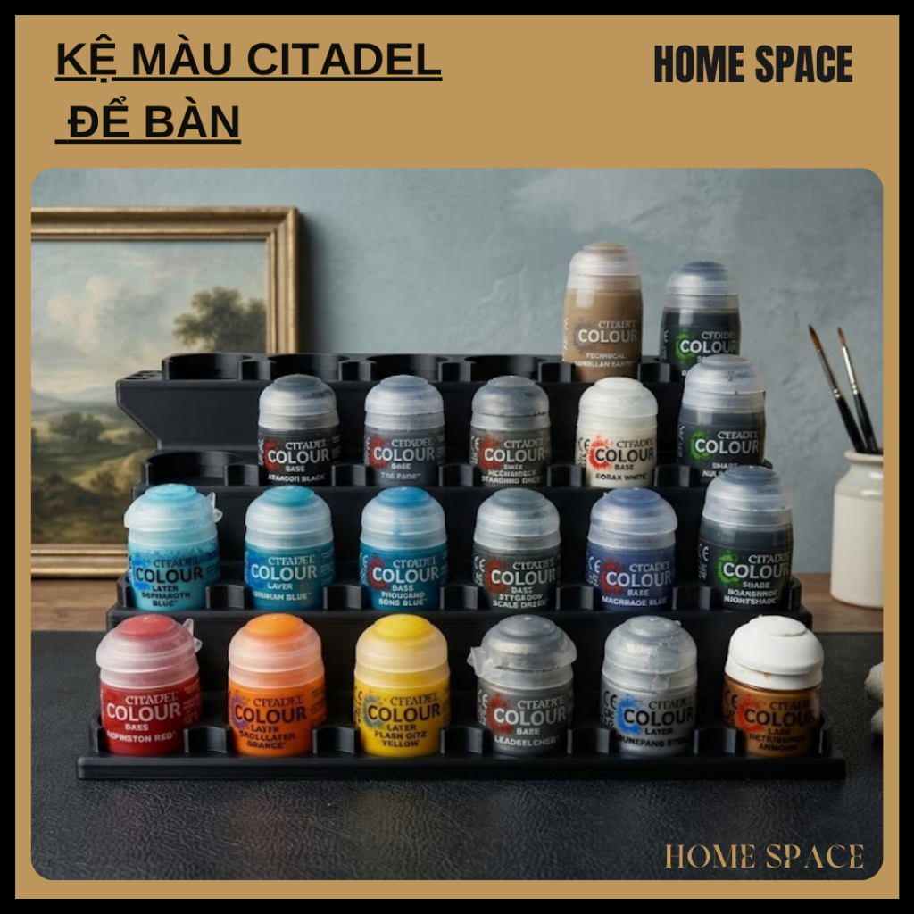 ชั้นวางของตั้งโต๊ะสี Citadel - HOME SPACE- DESK SETUP