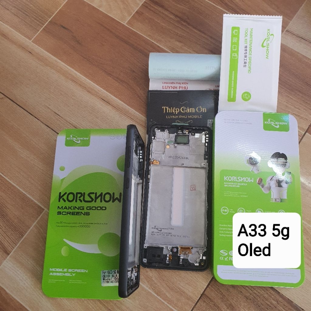 หน้าจอ Samsung A33 5g/A336 พร้อมกรอบ