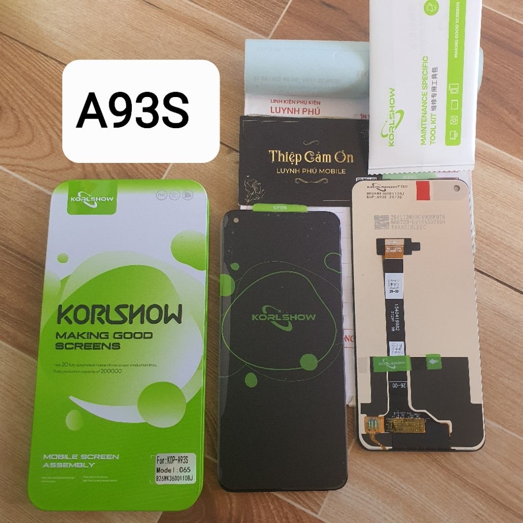 หน้าจอ Realme 8 5G/v13/Q3i/oppo A93s พร้อมกาวฟรี