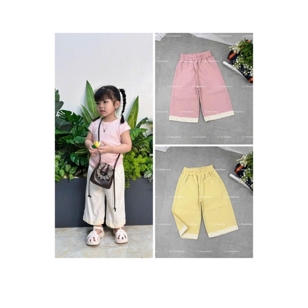 WENDY STORE _ ZEN BEAR PANTS สําหรับ CHILDREN, COOL, LIGHTWEIGHT MATERIAL, SUITABLE สําหรับฤดูร้อน