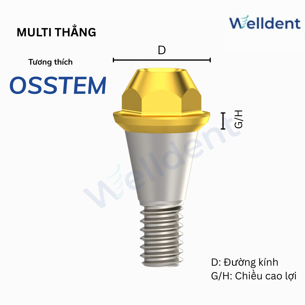 Multi Abutment Regular – เข้ากันได้กับ Osstem, Neobiotech, Biotem, Megagen ST, Hissen