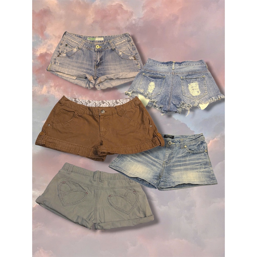 (UPDATE 7/19)y2k style 2hand super SHORT SHORT SHORT SHORT SHORT SHORTS