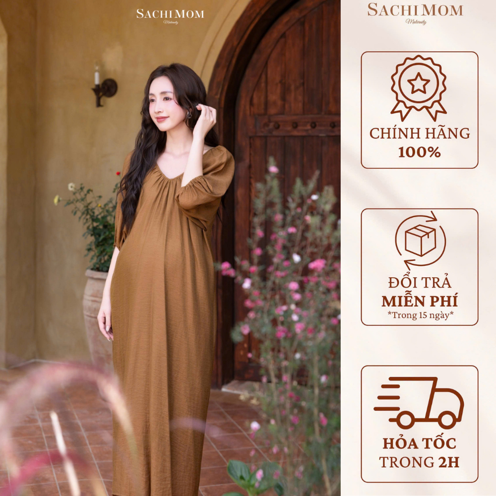SACHIMOM Gown DRESS - PUMI DRESS ทรงตรง