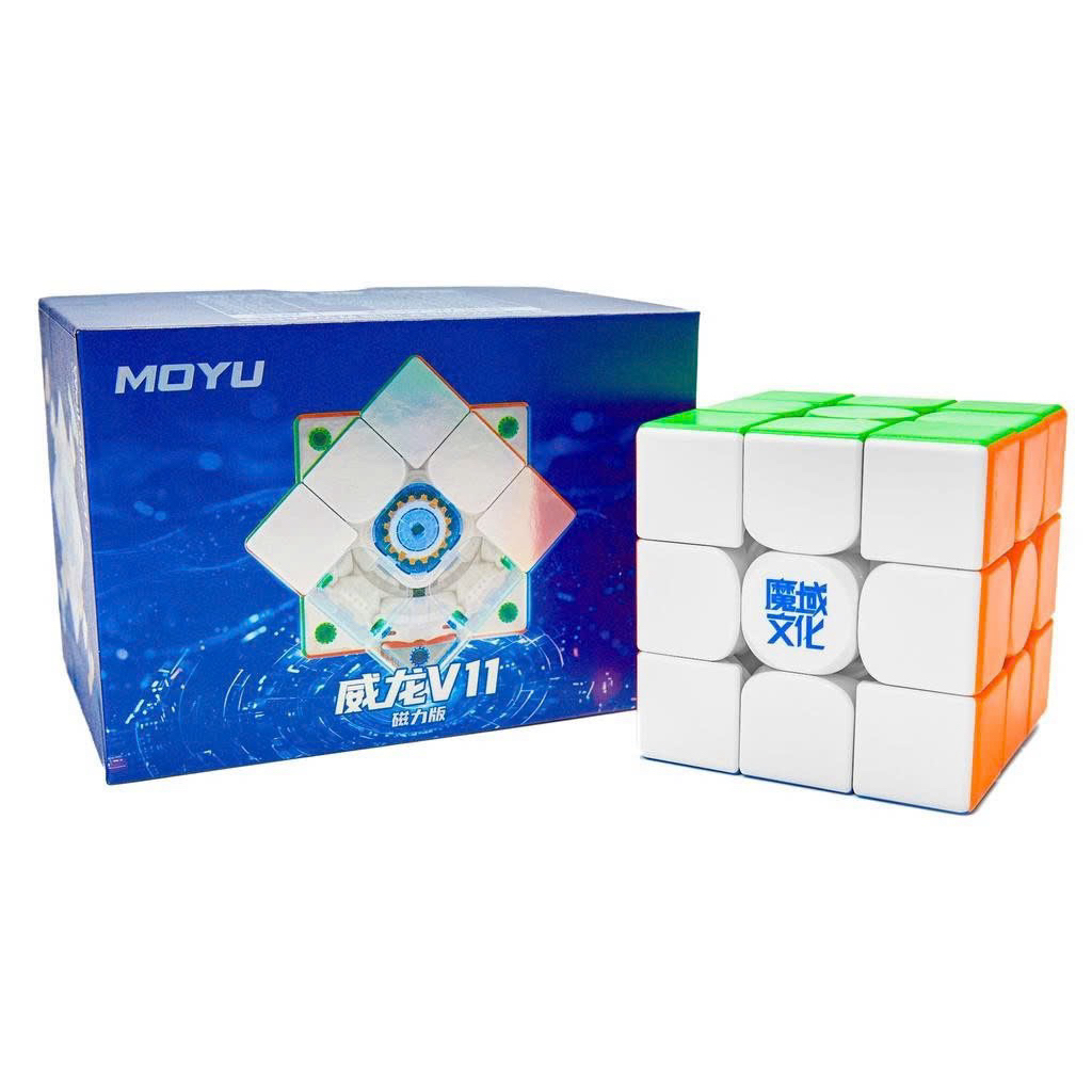Rubik MoYu WeiLong WRM V11 3x3 M Magnetics Stickerless – Ultimate Speed สําหรับ Speedcubing