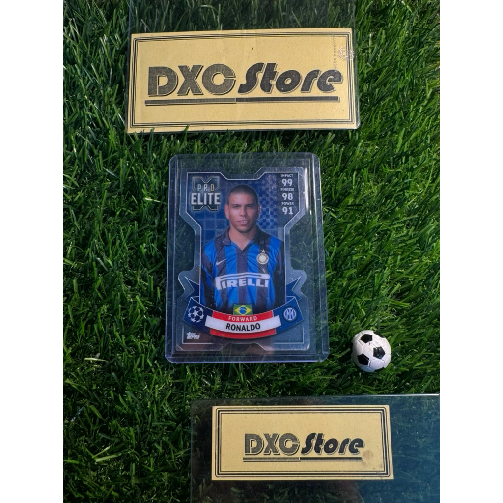 [ ของแท้ ] - PRO ELITE SHEILD X - TOPPS MATCH ATTAX 2024 - RONALDO (INTER MILAN) (SCRATCHES)