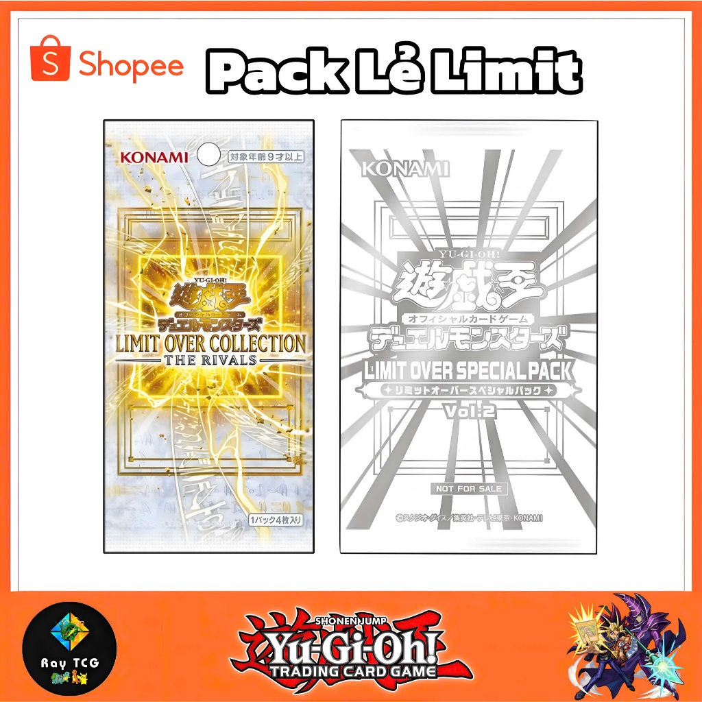 [ของแท้] Yugioh Limit Over Collection The Rivals Card Pack - Yugioh The Rivals Pack