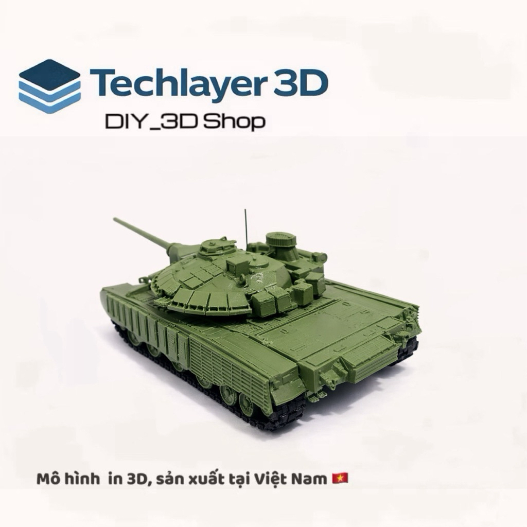 T-80 BVM โมเดลถังสะสมตกแต่ง 3D | DIY 3D SHOP