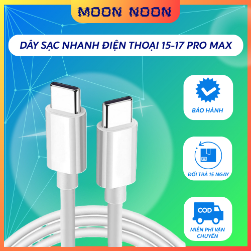 สายชาร์จเร็วสําหรับโทรศัพท์ 15 - 17 ProMax Fast Charging PD 20W - PD 30W