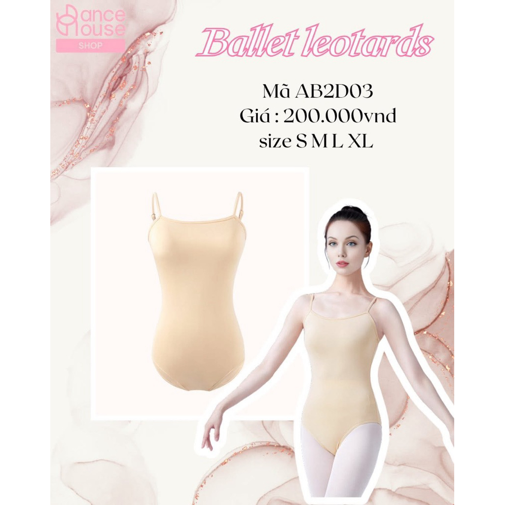 เสื้อบัลเล่ต์ AB2D 2-Strap