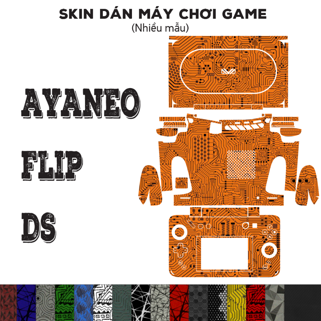 AYANEO Flip DS sticker Skin (หลายรุ่น) | สติ๊กเกอร์ฟิล์ม 3M สําหรับคอนโซลเกม PC แบบมือถือ