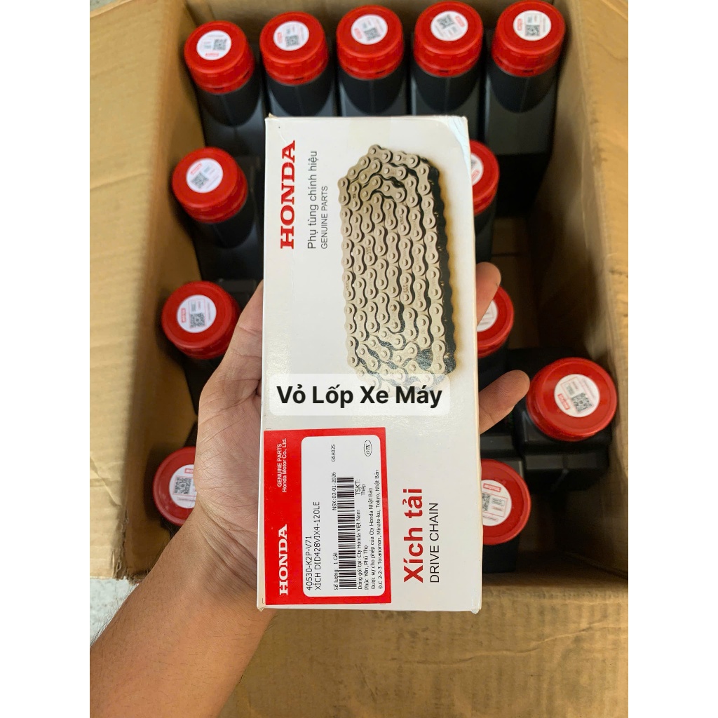 428 Vix4-120Le HONDA WINNER โซ่ซีลยาง ไม่มีล็อคโซ่