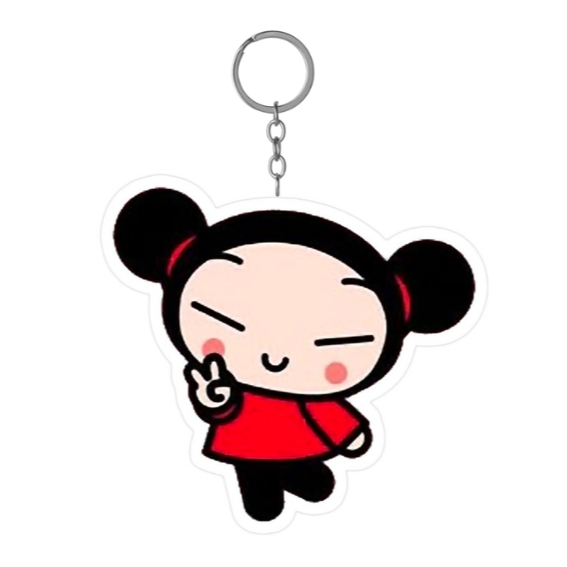 พวงกุญแจเด็กผู้หญิง Cute Pucca