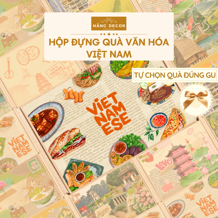 [Ho Chi Minh City Express ][กล่องของขวัญคราฟท์วินเทจพร้อมฝาปิดตกแต่ง ยินดีด้วยคําปรึกษา ขอบคุณ โมติฟ