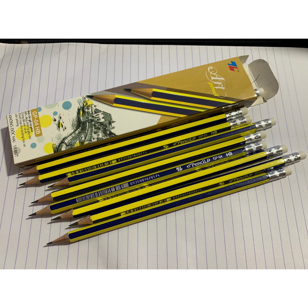 Box 10 HB GP-04 Thien Long Pencils