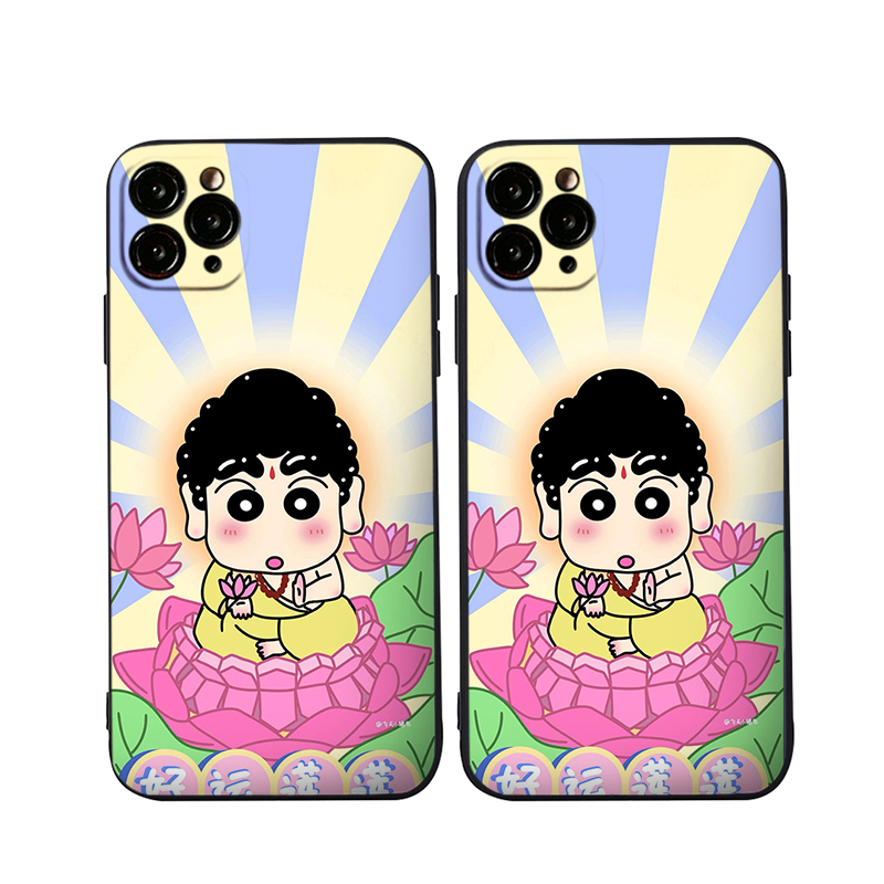 เคส iPhone นุ่มป้องกันการเปรอะเปื้อนรูปพระพุทธรูปสําหรับ iPhone 17promax 13 12 11 Pro Max X XR XS 8 