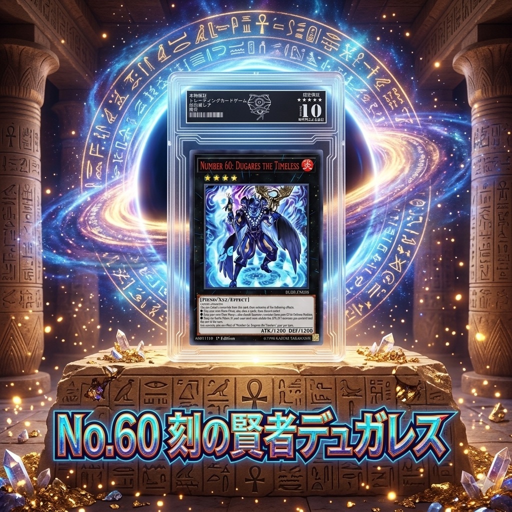 Graded Card Cases ภาษาอังกฤษหมายเลข 60 Dugares The Timeless Yu-Gi-Oh ZEXAL TCG 10 Gem Mint d7 S2 12 