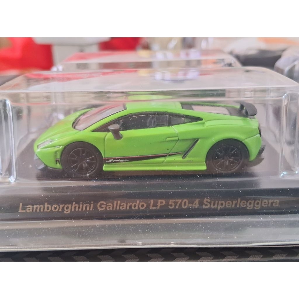 KYOSHO 1/64 - LAMBORGHINI GALLARDO LP 570-4 SUPERLEGERA GREEN SERIES IV