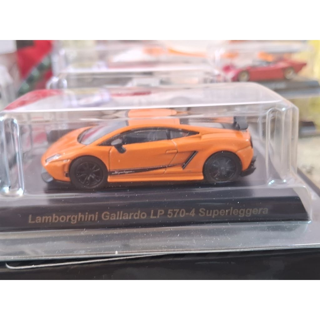 KYOSHO 1/64 - LAMBORGHINI GALLARDO LP 570-4 SUPERLEGGERA ORANGE SERIES IV