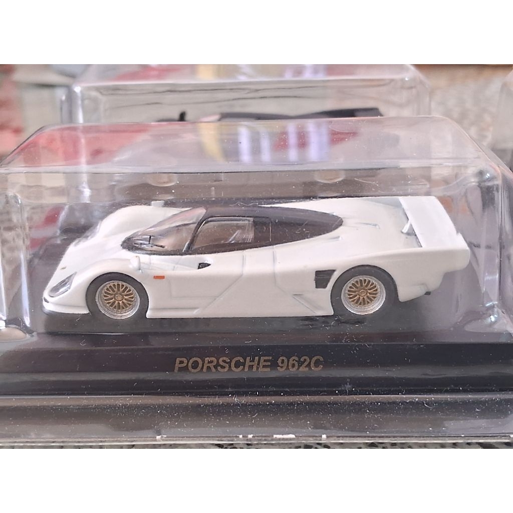 [EXTERIOR BOX MAT] KYOSHO 1/64 - PORSCHE 962C สีขาว