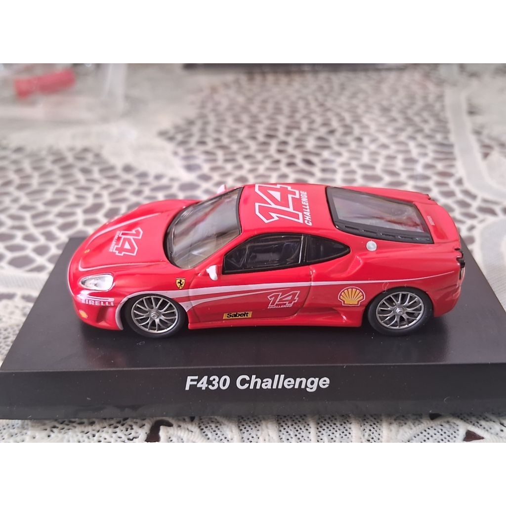 [EXTERNAL BOX MAT] KYOSHO 1/64 - FERRARI F430 CHALLENGE NO. 14