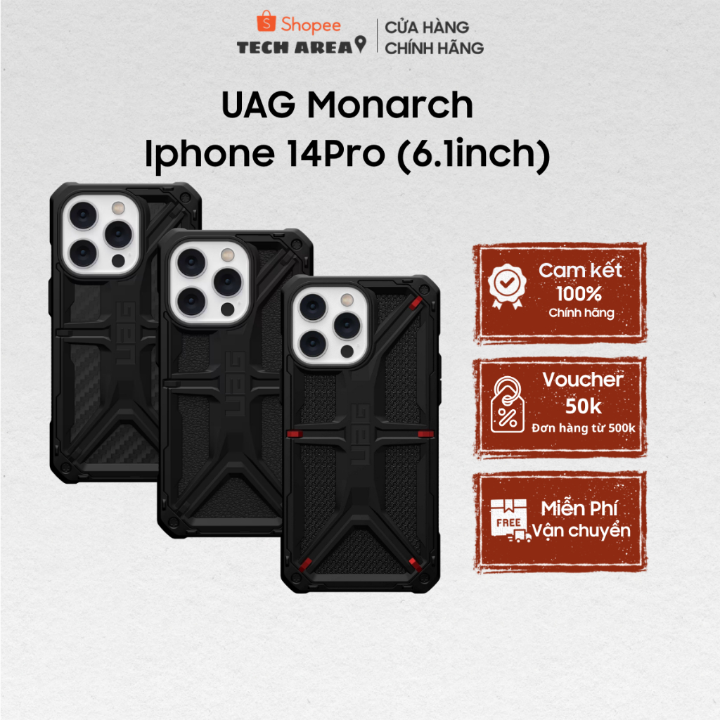 [GENUINE KING] UAG Monarch lPhone 14 pro เคสเล็ก (6.1 นิ้ว)