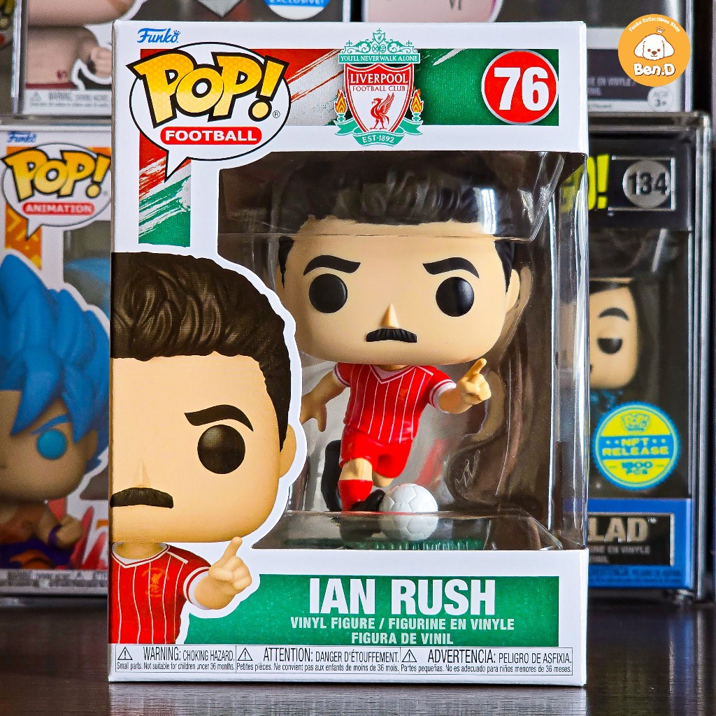 FUNKO ฟังโก้ป๊อป! ฟิกเกอร์ Fiko POP! ฟุตบอล: Liverpool FC - Ian Rush 76