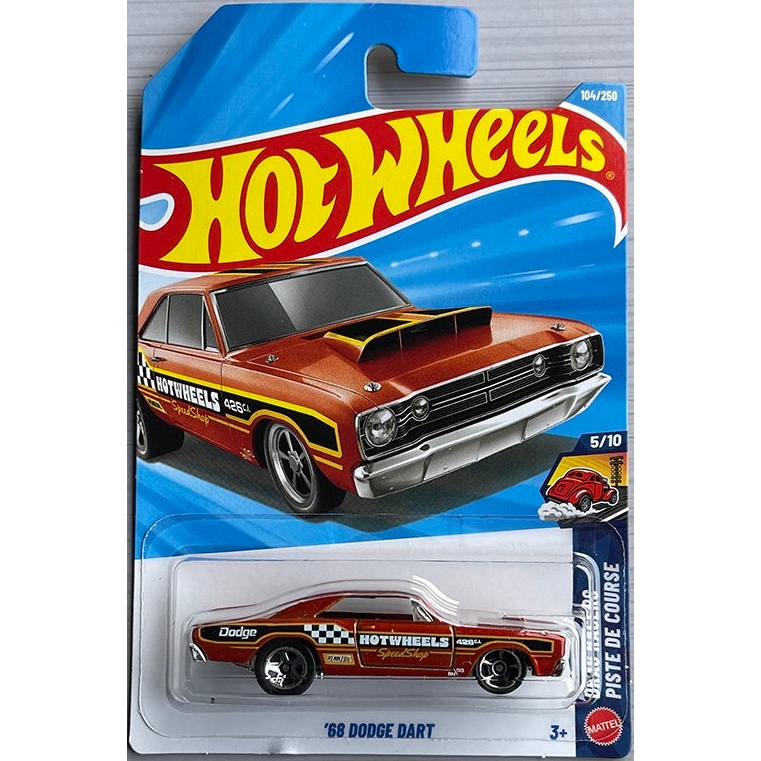 Hot Wheels 1968 68 Dodge Dart muscle pony sports car model