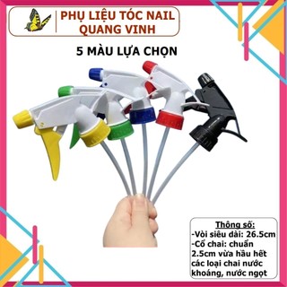 Đầu vòi xịt thay thế cho bình xịt nước cắt tóc tưới cây vòi siêu dài 26.5cm (giá lẻ 1 cái)