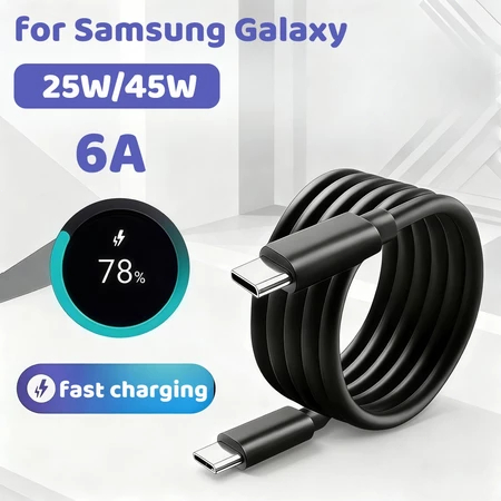 ใช้งานร่วมกับ Samsung 45W/25W fast charger สําหรับ Galaxy S23 Ultra S23 Plus S22 + 5G S20 Ultra 5G แ