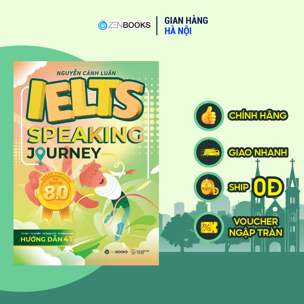 หนังสือ - IELTS Speaking Journey - Breakthrough to Band 8.0 - Nugen Canth Luan