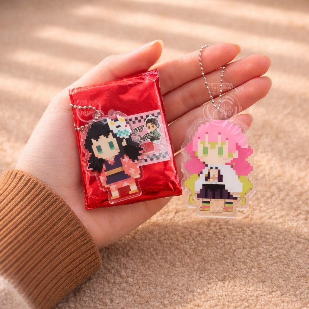พวงกุญแจ Pixel Kimetsu no Yaiba - อย่างเป็นทางการ