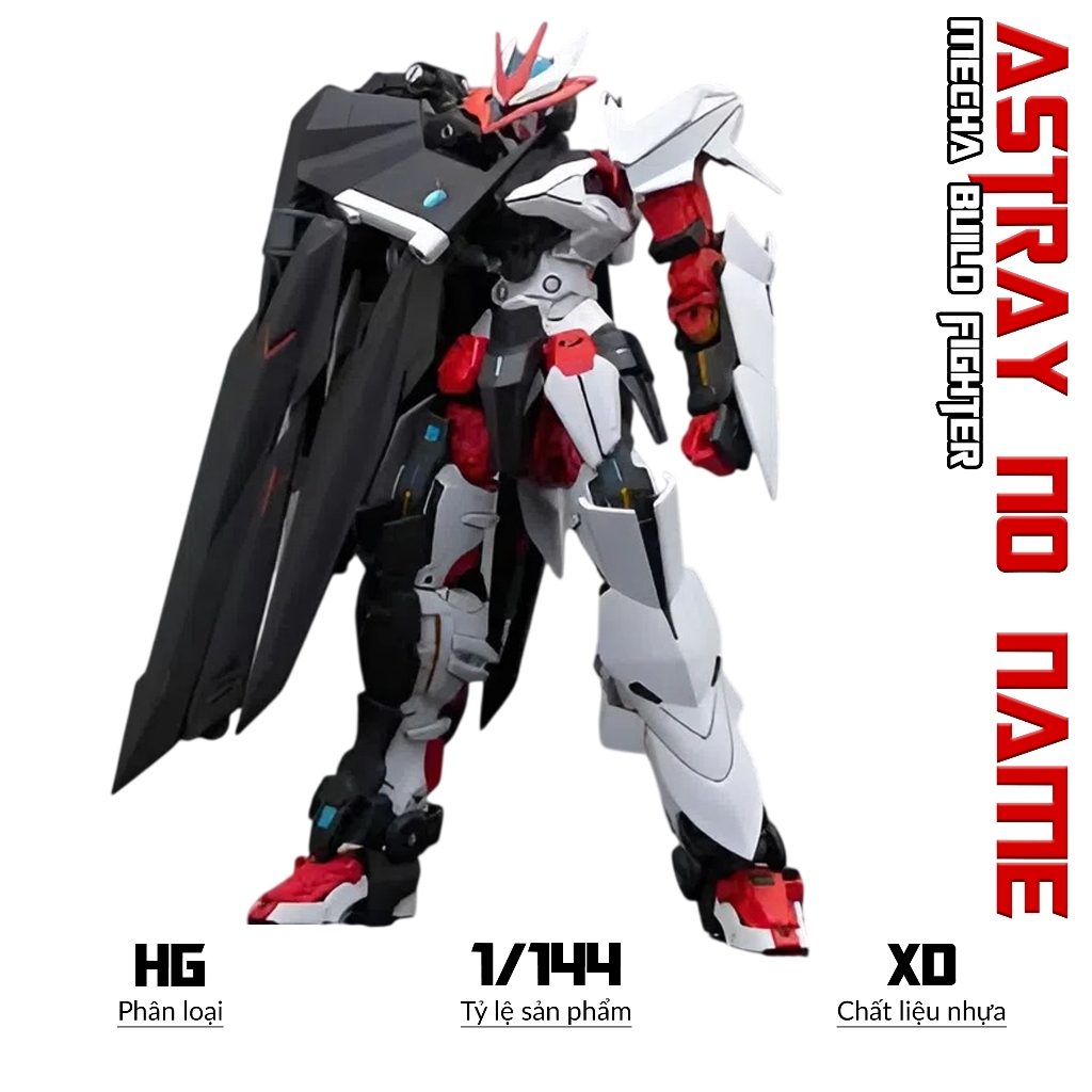 HG Astray No-Name Dark Custom Model, 1/144 Mecha, Plastic Assembly Toy