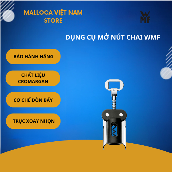 ที่เปิดขวดมัลติฟังก์ชั่น WMF - ฟังก์ชั่น 2-in-1 - วัสดุ Cromargan แข็ง