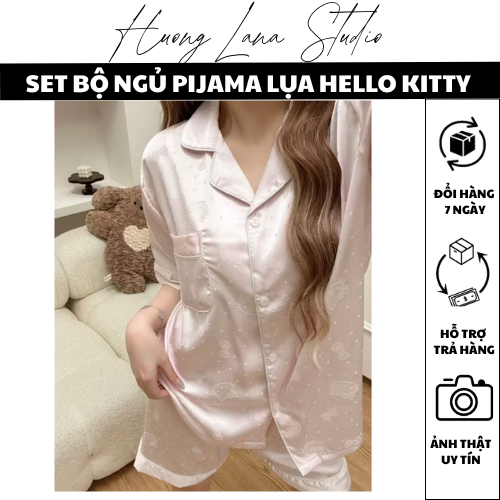 ชุด HELLO KITTY SILK PIJAMA