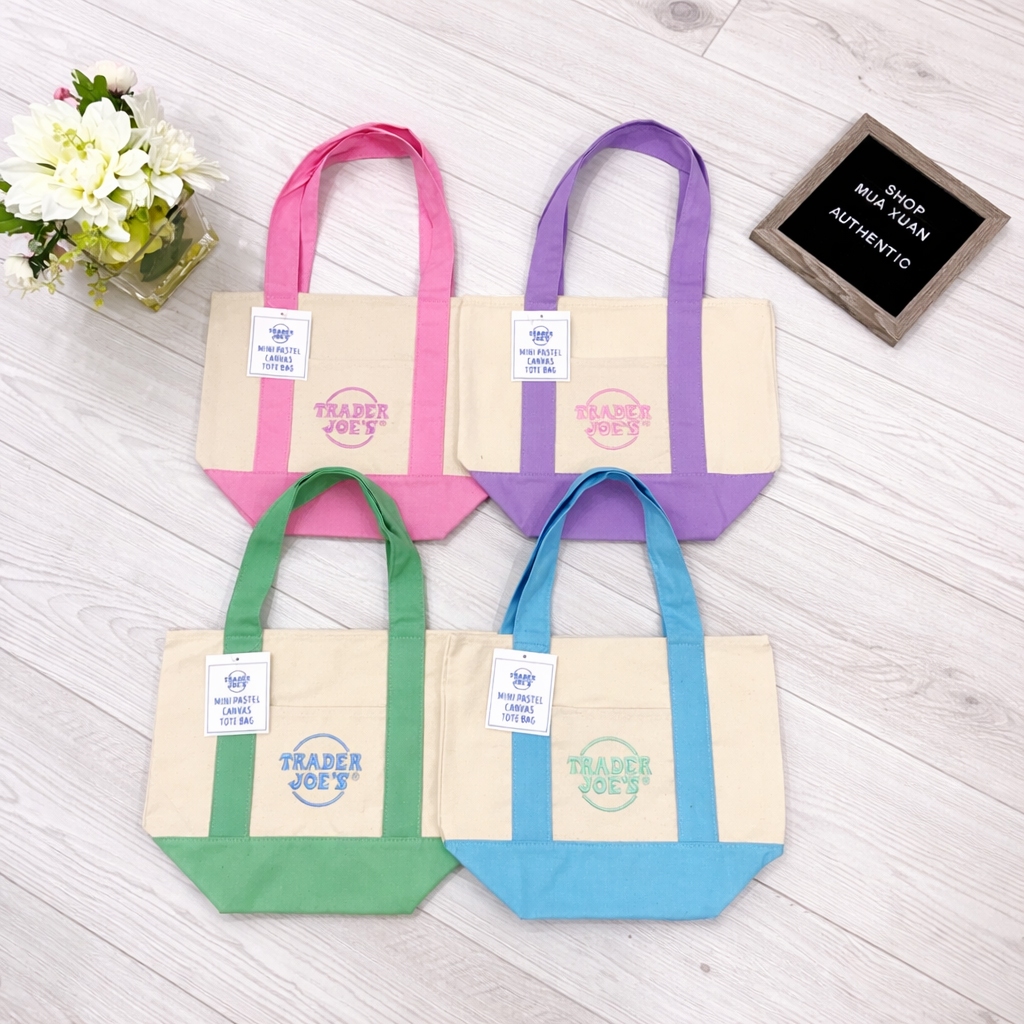 [AMERICAN PRODUCT] [MULTIPLE COLORS] Trader Joes Mini Canvas Tote Bag