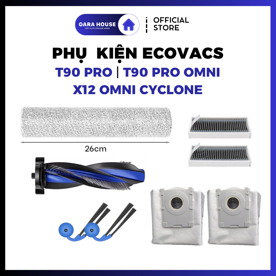 Ecovacs T90 Series T90 Pro T90 Pro Omni Robot Accessories - Deebot X12 Omni Cyclone_ Replacement