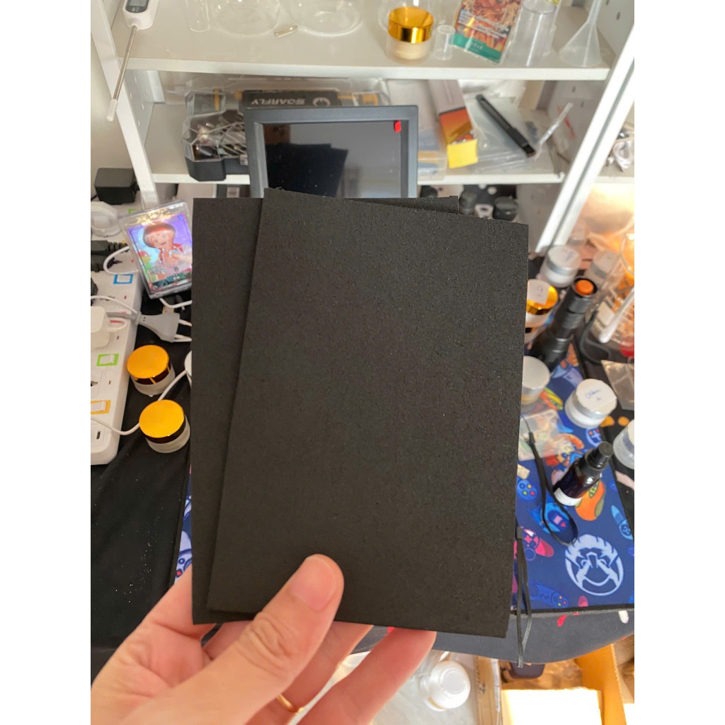 TCG Card Pressed Soft Foam - อุปกรณ์เสริมระดับมืออาชีพเพื่อแก้ไขโปเกมอน, Yugioh, One Piece, การ์ด Weiss Schwarz
