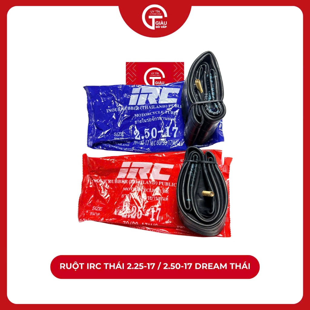 IRC Thai Inner Tube Parts 2.25 และ 2.50 Thai Dream Car - Thai Wave