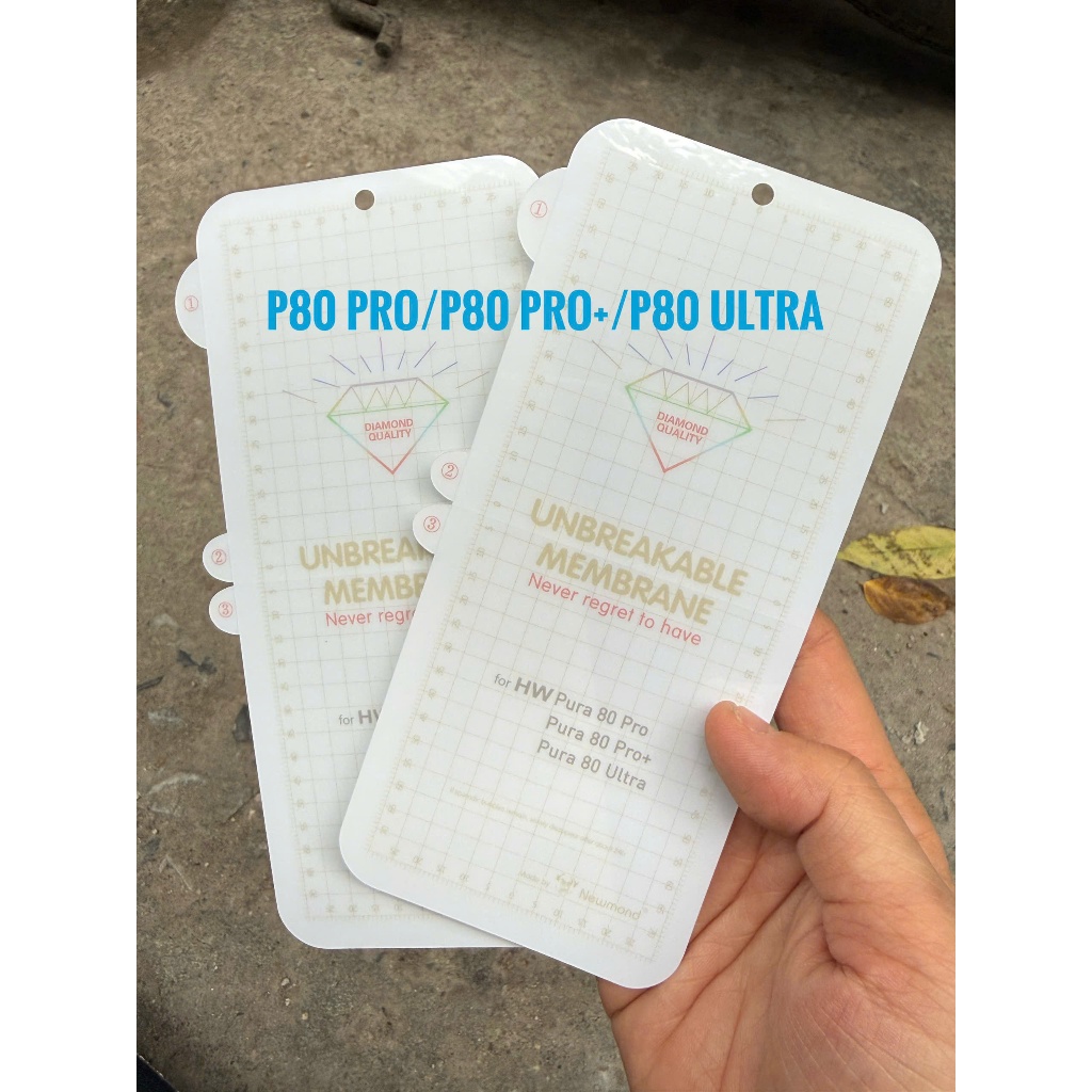 Huawei Pura P80 Pro, P80 Pro+, P80 ฟิล์มยืดหยุ่น PPF แบบโปร่งใสเป็นพิเศษ, ฟิล์มกันรอยหน้าจอ