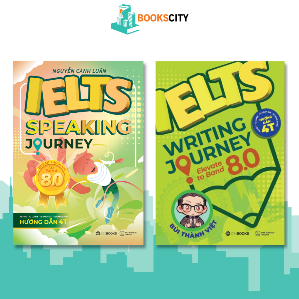 หนังสือ IELTS JOURNEY ขั้นสูง Combo: IELTS พูด 8.0 และ IELTS Writing 8.0
