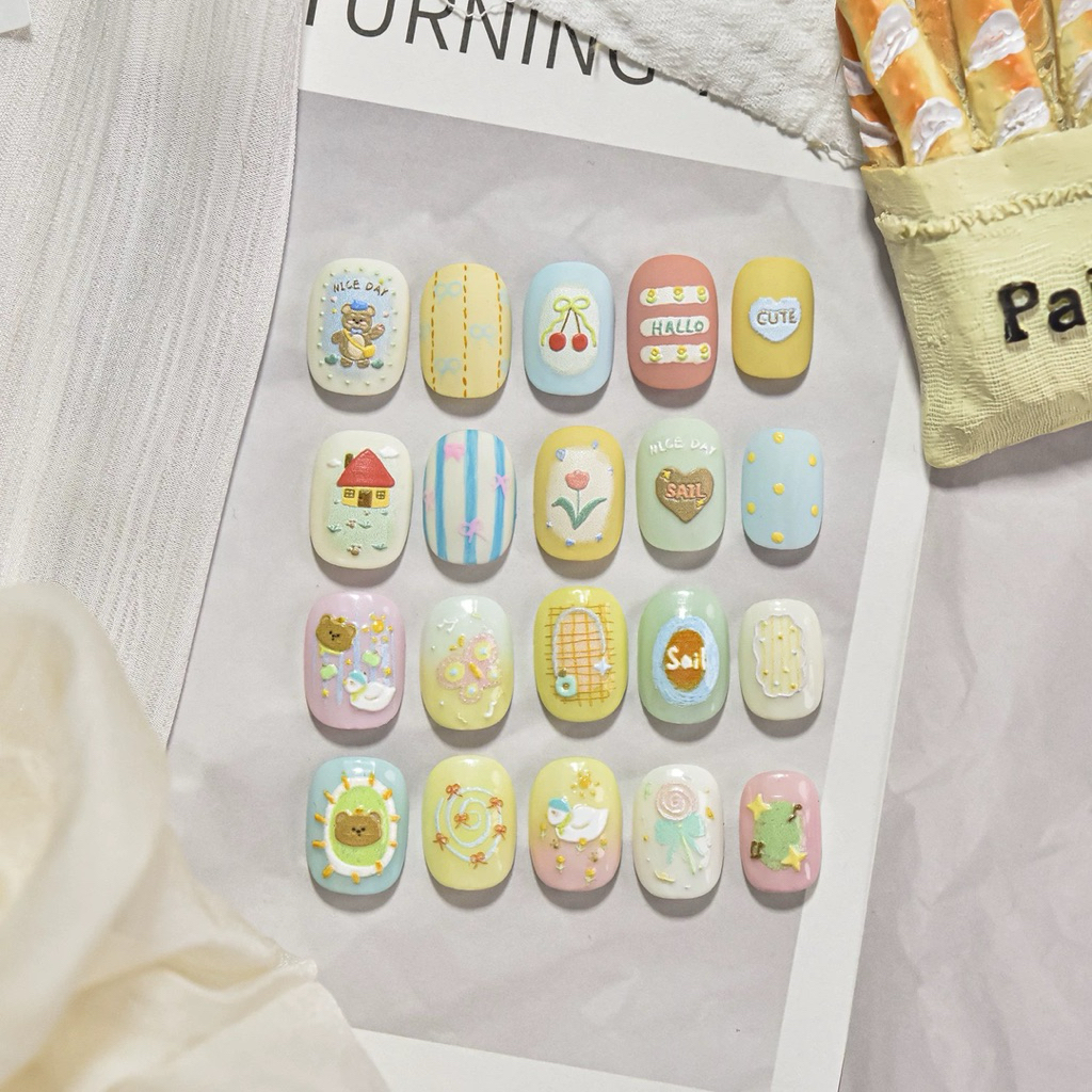 ( 5053 ) CUTE 5D FLOATING STICKER CHERRY TULIP