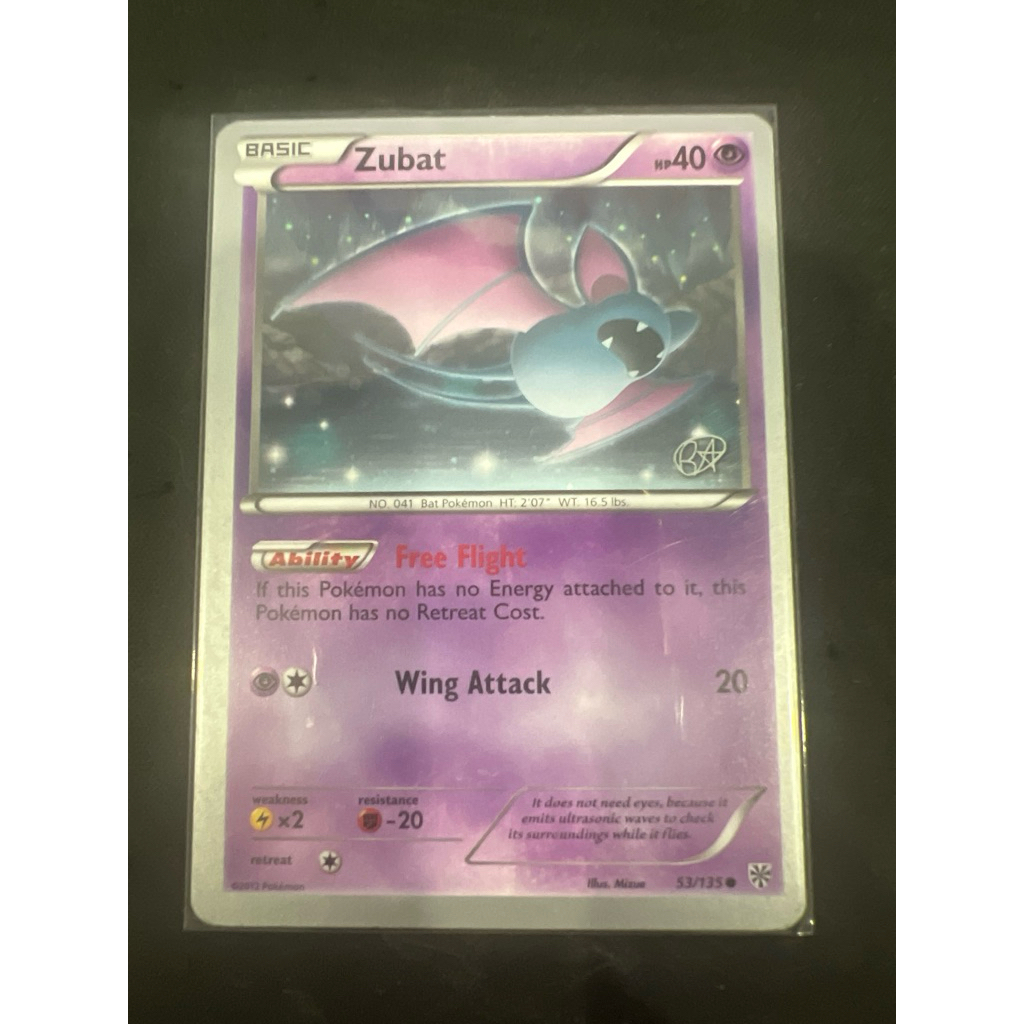 [การ์ดโปเกมอน TCG] Zubat - 53/135 - Rowan Stavenow 2015 การ์ดแชมป์โลก