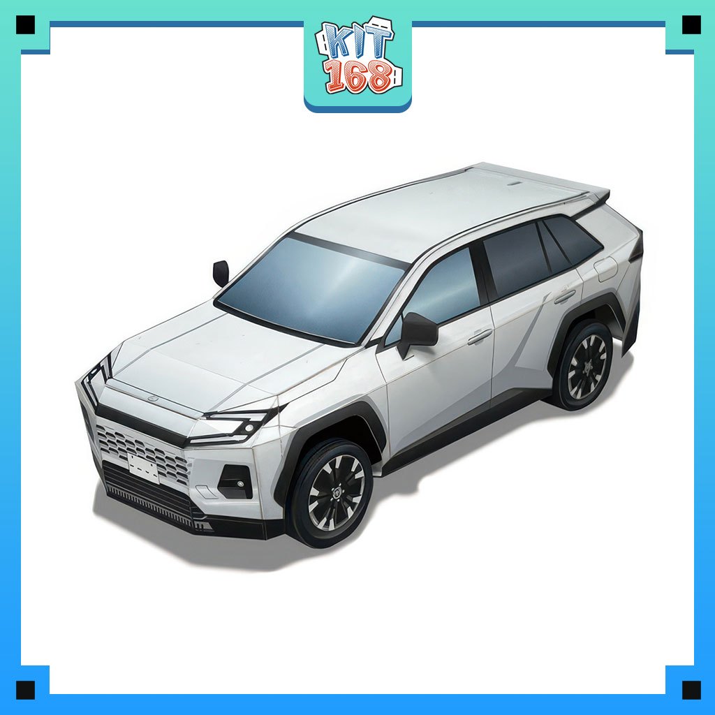 Toy RAV4 2025 โมเดลกระดาษติดรถยนต์