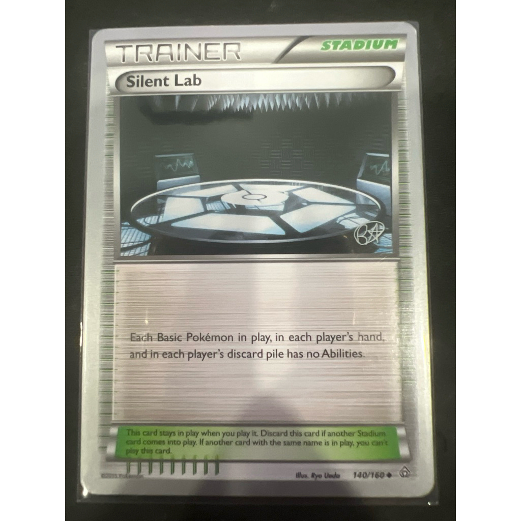 [การ์ดโปเกมอน TCG] Silent Lab - 140/160 - Rowan Stavenow 2015 การ์ดแชมป์โลก