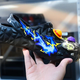 จิ๊บบิท Crocs Electric Spark Pattern, ตัวติดรองเท้า Crocs ของแท้, จิบ บิท รองเท้า, วัสดุสำหรับการพิมพ์ 3 มิติ