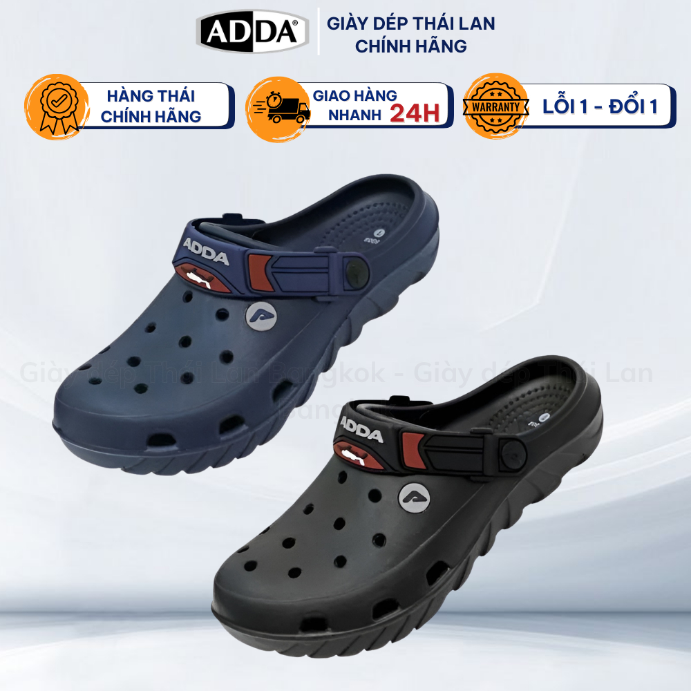 ADDA Thailand รองเท้าแตะผู้ชาย 56G02 ของแท้คุณภาพสูง Ultra Light Solid Molded