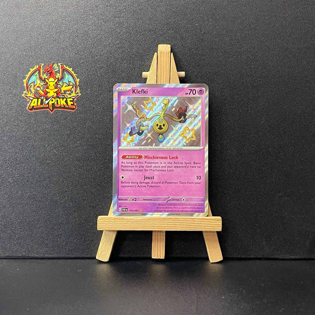 [ AllPoke ] การ์ดโปเกมอน TCG,Klefki 159/091 - SV: Paldeen Fates -M-NM